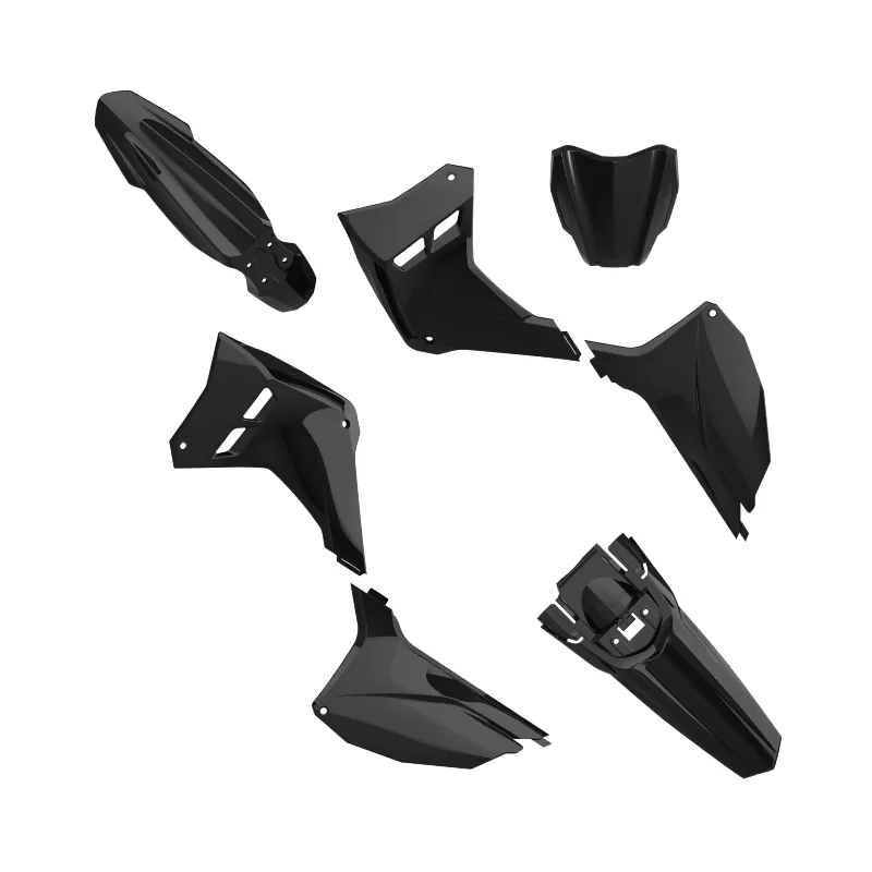 Kit Plástico AKR300 C - Laterais + Para-lamas Traseiro e Dianteiro + Plate - CRF 300F