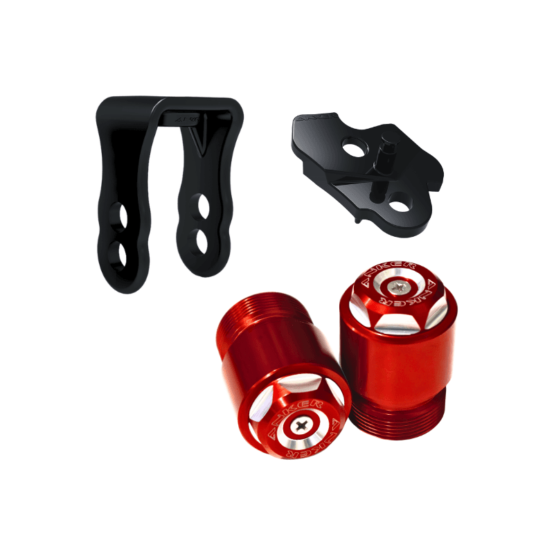 Combo Alongador Suspensão Dianteiro + Traseiro + Extensor Cavalete - CRF 230F