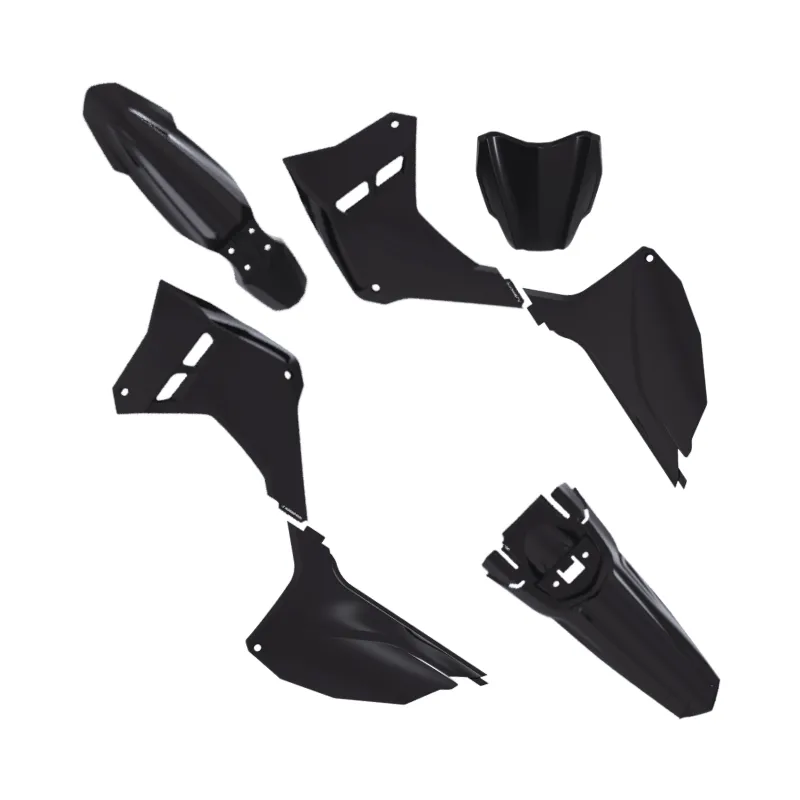 Kit Plástico AKR300 C - Laterais + Para-lamas Traseiro e Dianteiro + Plate - CRF 300F